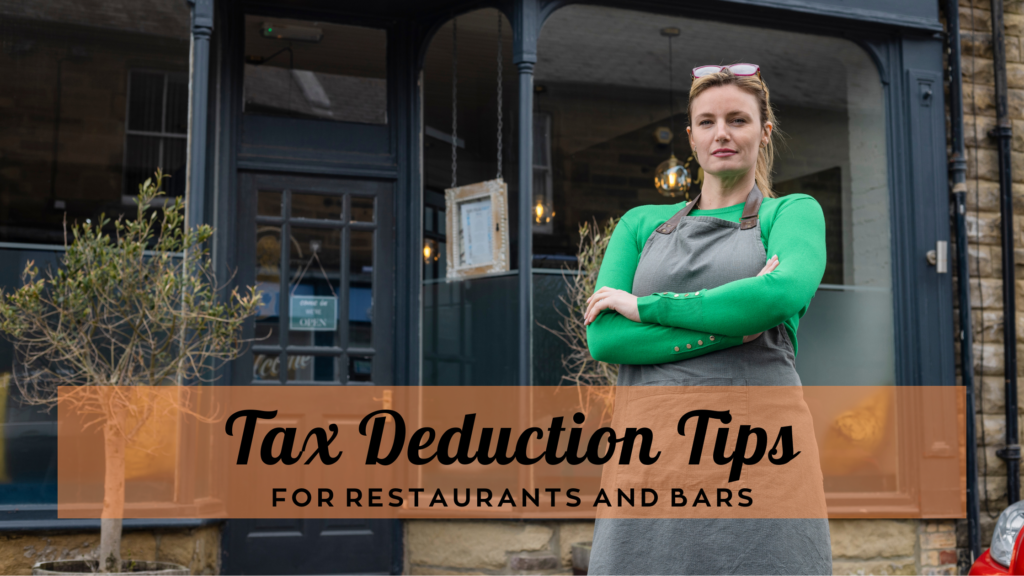 Tax Deduction Tips for Restaurant and Bar Owners